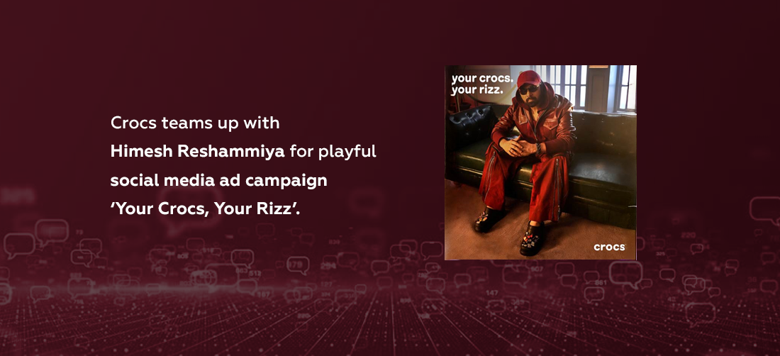 Crocs teams up with Himesh Reshammiya for playful social media ad campaign ‘Your Crocs, Your Rizz’ Product Image