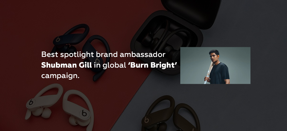 Best spotlight brand ambassador Shubman Gill in global ‘Burn Bright’ campaign Product Image
