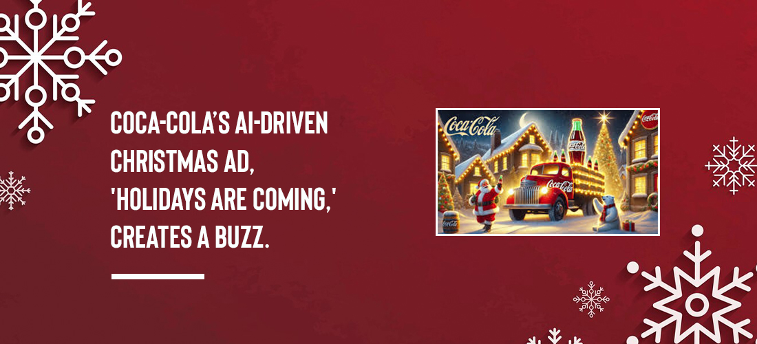 Coca-Cola’s AI-driven Christmas ad, 'Holidays Are Coming,' creates a buzz. Product Image