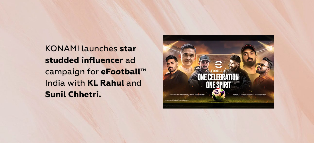 KONAMI launches star studded influencer ad campaign for eFootball™ India with KL Rahul and Sunil Chhetri Product Image