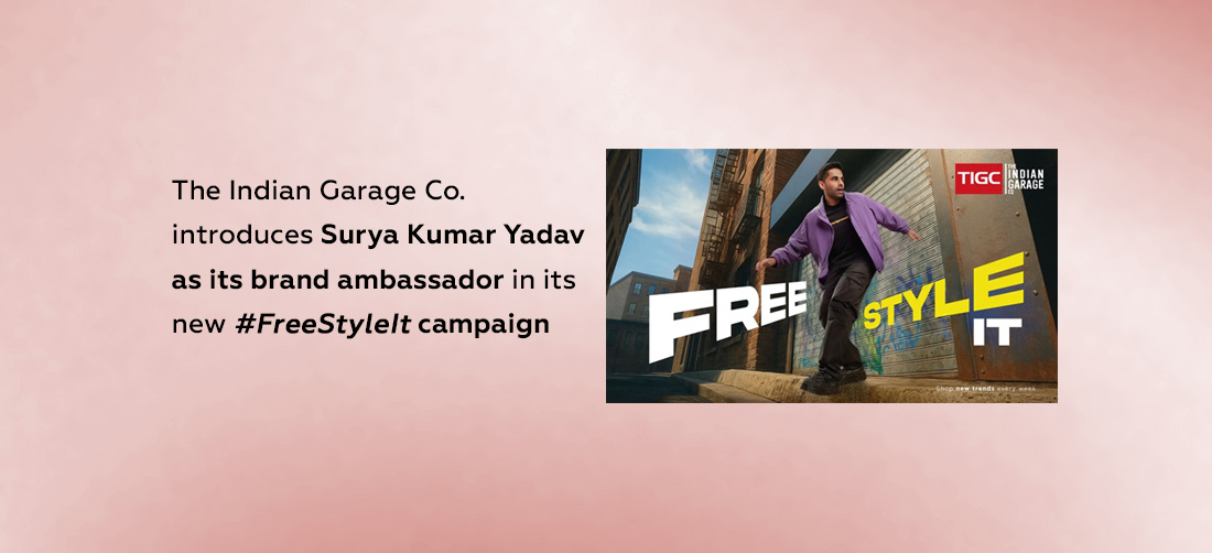 The Indian Garage Co. introduces Surya Kumar Yadav as its brand ambassador in its new #FreeStyleIt campaign Product Image