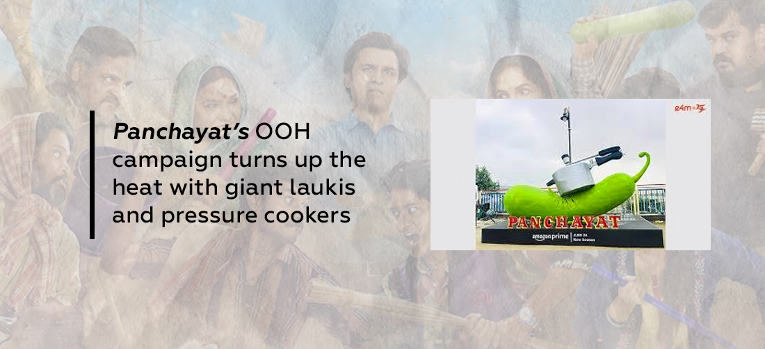 Panchayat’s OOH campaign turns up the heat with giant laukis and pressure cookers Product Image