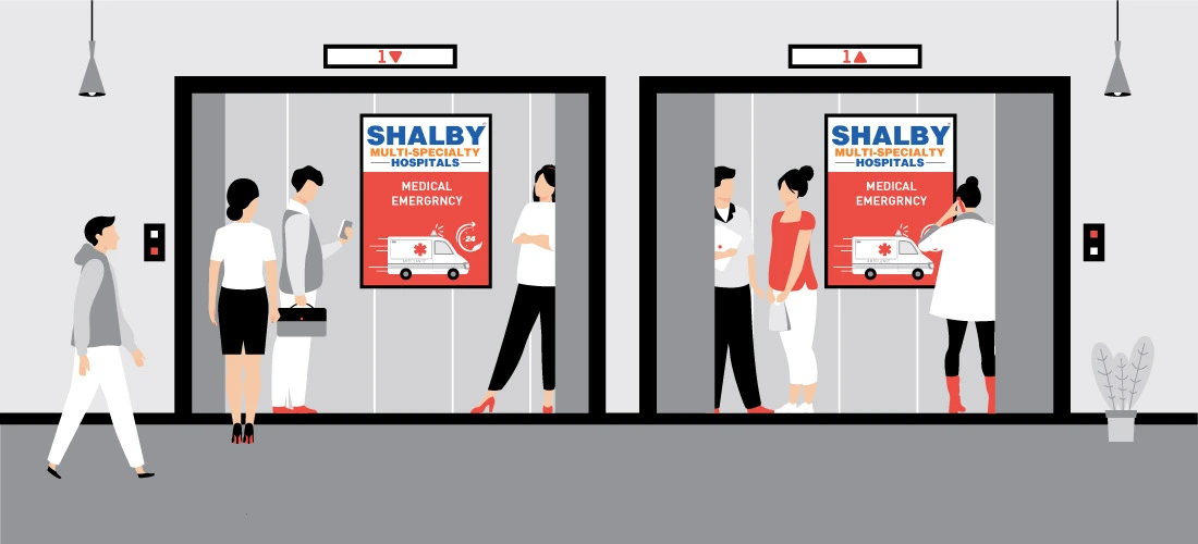 Enhancing Brand Recall: Shalby Hospital's Effective BTL Campaign Product Image