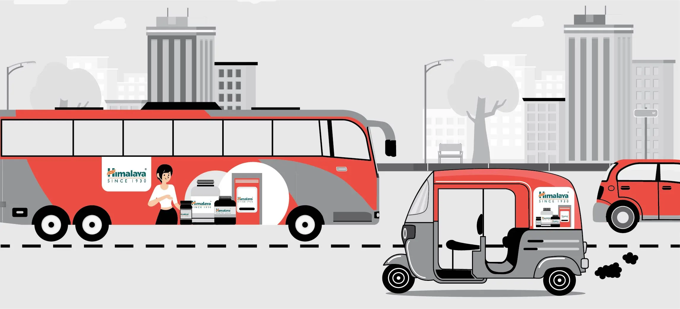 Promoting Natural Healthcare: A Himalaya Wellness Transit Advertising Campaign Case Study Product Image