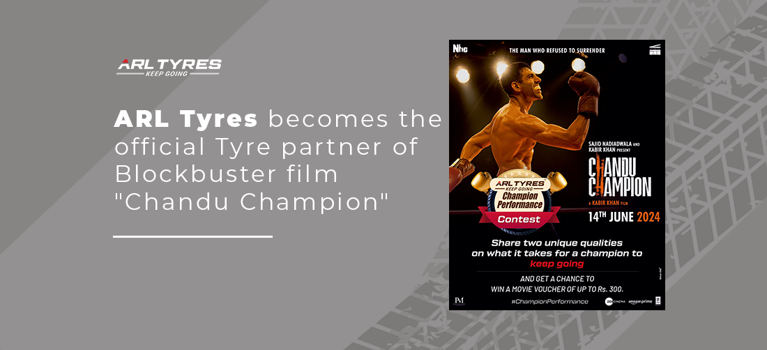 ARL Tyres becomes the official Tyre partner of Blockbuster film "Chandu Champion" Product Image