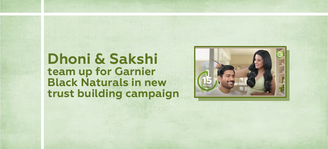 Dhoni & Sakshi team up for Garnier Black Naturals in new trust building campaign Product Image