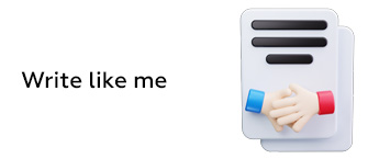 AI Write like me AI Write like me