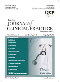 Indian Journal Of Clinical Practice Indian Journal Of Clinical Practice