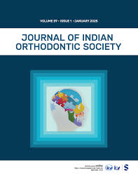 Journal Of Indian Orthodontic Society Journal Of Indian Orthodontic Society