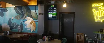 Restaurant Digital Screen
