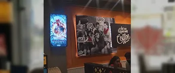 CCD Digital Screen Branding,Delhi-Hotel lee Cardrey-East of Kailash CCD Digital Screen Branding,Delhi-Hotel lee Cardrey-East of Kailash