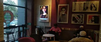 CCD Digital Screen Branding,Bangalore-Mango Suits-Koramangala