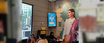 CCD Digital Screen Branding,Pune-Prabhat Road-Shivajinagar CCD Digital Screen Branding,Pune-Prabhat Road-Shivajinagar
