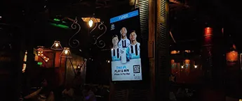 Restaurant digital screen-Angrezi Dhaba,Dadar,Mumbai