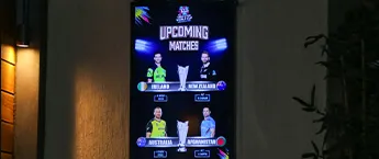 Restaurant digital screen-The Beer Cafe,Cyberhub,Delhi