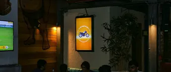 Restaurant digital screen-Easy Tiger,Brigade Road,Bangalore Restaurant digital screen-Easy Tiger,Brigade Road,Bangalore