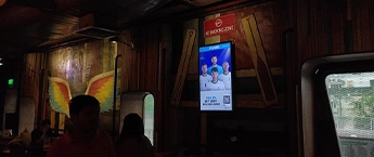 Restaurant digital screen-California Cafe,Brigade Rd,Bangalore Restaurant digital screen-California Cafe,Brigade Rd,Bangalore