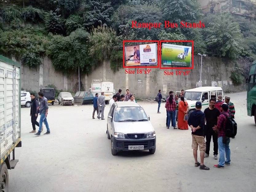 Hoarding -New Bus Station, Rampur, Himachal Pradesh Hoarding -New Bus Station, Rampur, Himachal Pradesh