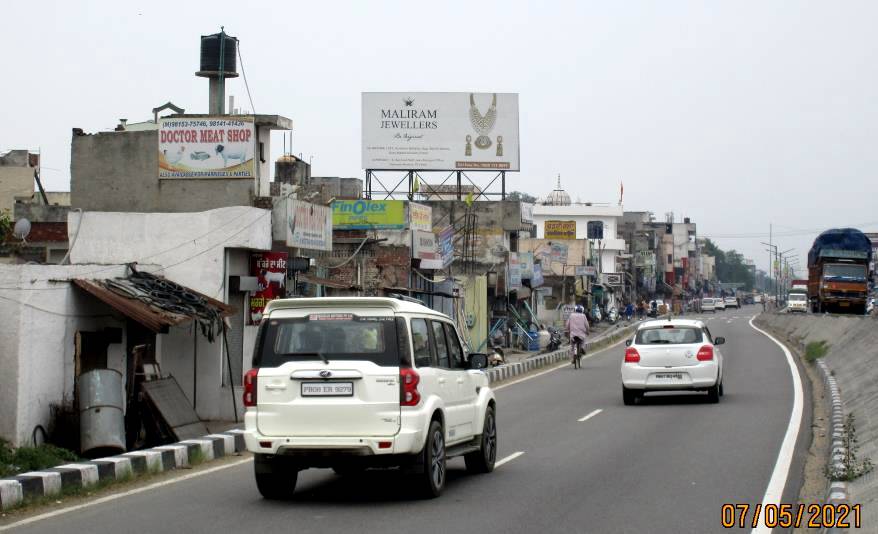 Billboard - Main Market Facing Pathankot, Bhogpur, Punjab Billboard - Main Market Facing Pathankot, Bhogpur, Punjab