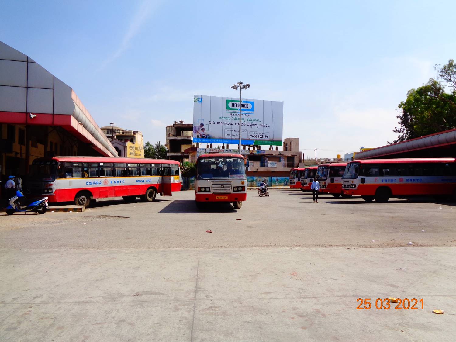 Billboard - Bus Stand, Mulbagilu, Karnataka Billboard - Bus Stand, Mulbagilu, Karnataka