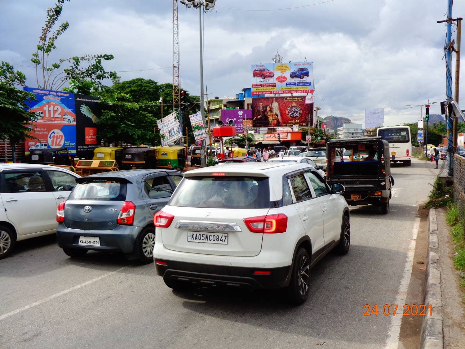 Billboard  - Bus Stand Signal, Ramanagara, Karnataka