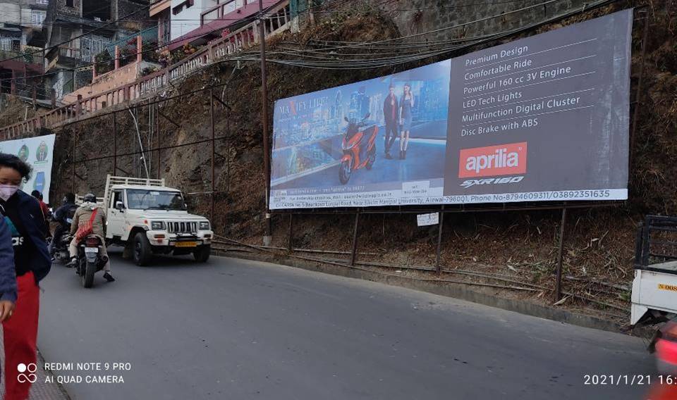 Billboard - Aizawl Road, Aizawl, Mizoram Billboard - Aizawl Road, Aizawl, Mizoram