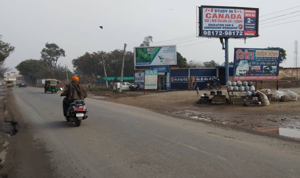 Unipole - Gill Car Wash, Landran, Punjab Unipole - Gill Car Wash, Landran, Punjab