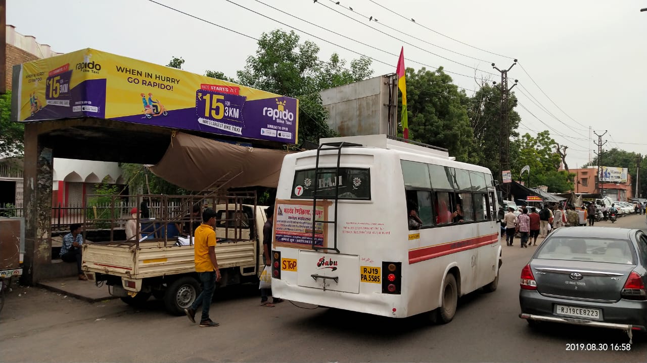 Bus Shelter - Station Road, Jodhpur, Rajasthan Bus Shelter - Station Road, Jodhpur, Rajasthan
