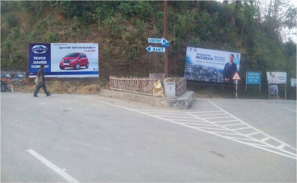 Billboard - Airport Road, Aizawl, Mizoram Billboard - Airport Road, Aizawl, Mizoram