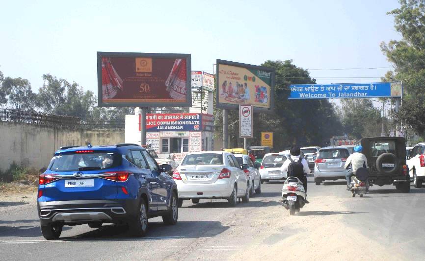 Unipole - Pap Chowk, Jalandhar, Punjab Unipole - Pap Chowk, Jalandhar, Punjab