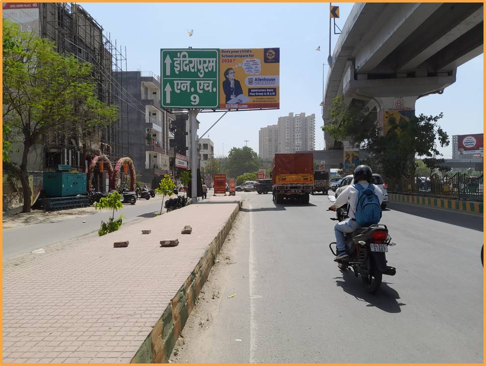 Unipole Vaishali To Indirapuram (Vasundhra) Ghaziabad Delhi (NCR)