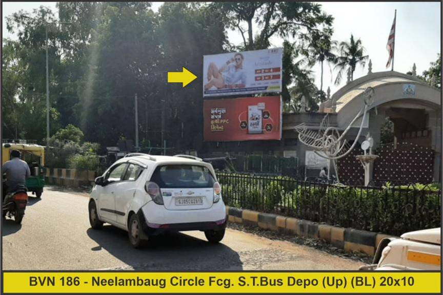 Billboard - Neelambaug Circle Fcg. S.T.Bus Depo, Bhavnagar, Gujarat Billboard - Neelambaug Circle Fcg. S.T.Bus Depo, Bhavnagar, Gujarat