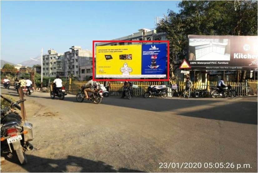Billboard - Giriraj Railway Crossing, Junagadh, Gujarat Billboard - Giriraj Railway Crossing, Junagadh, Gujarat