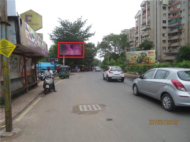 Unipole - Natubhai circle to Bird circle, Vadodara, Gujarat Unipole - Natubhai circle to Bird circle, Vadodara, Gujarat