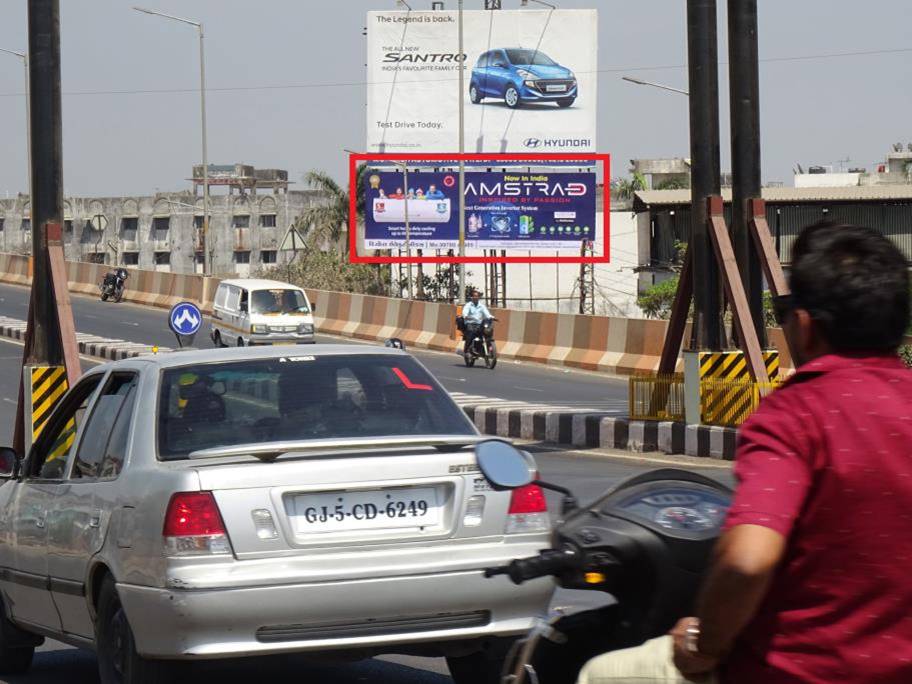 Billboard - Amroli Bridge, Surat, Gujarat Billboard - Amroli Bridge, Surat, Gujarat