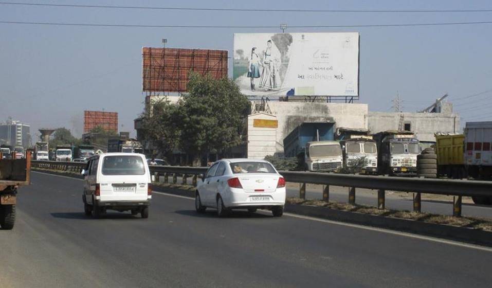 Billboard - Hazira Entrance Flyover, Surat, Gujarat Billboard - Hazira Entrance Flyover, Surat, Gujarat