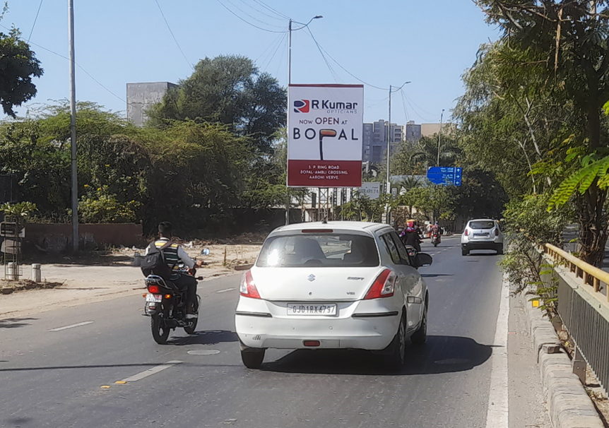 Unipole - Ambali-Bopal Road, Ahmedabad, Gujarat Unipole - Ambali-Bopal Road, Ahmedabad, Gujarat