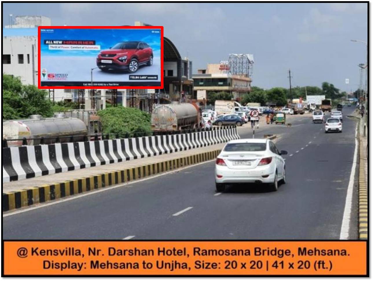 Billboard - Ramosana Bridge, Mehsana, Gujarat