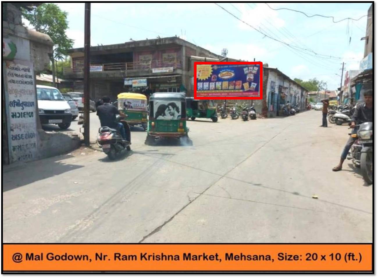 Billboard - Ramkishan Market, Mehsana, Gujarat Billboard - Ramkishan Market, Mehsana, Gujarat