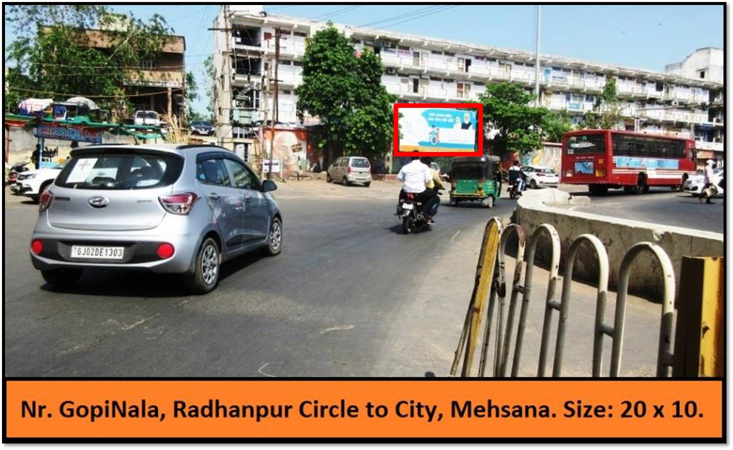 Billboard - Radhanpur Circle, Mehsana, Gujarat Billboard - Radhanpur Circle, Mehsana, Gujarat