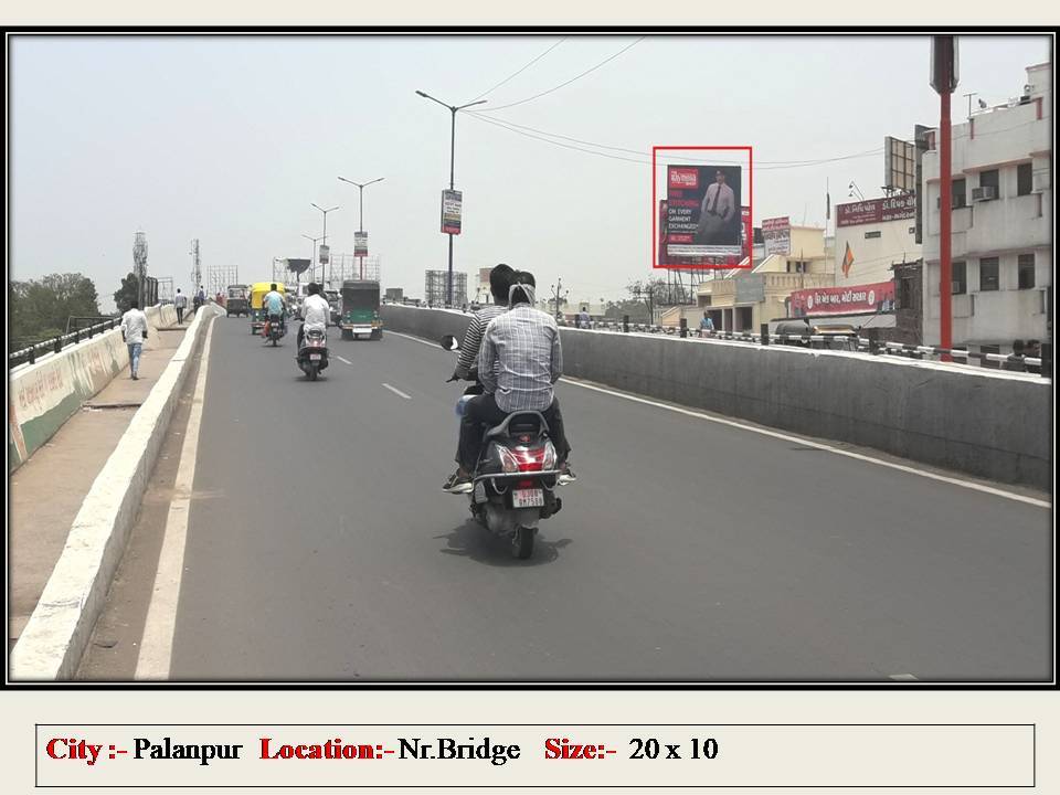 Billboard - Highway Bridge, Palanpur, Gujarat Billboard - Highway Bridge, Palanpur, Gujarat