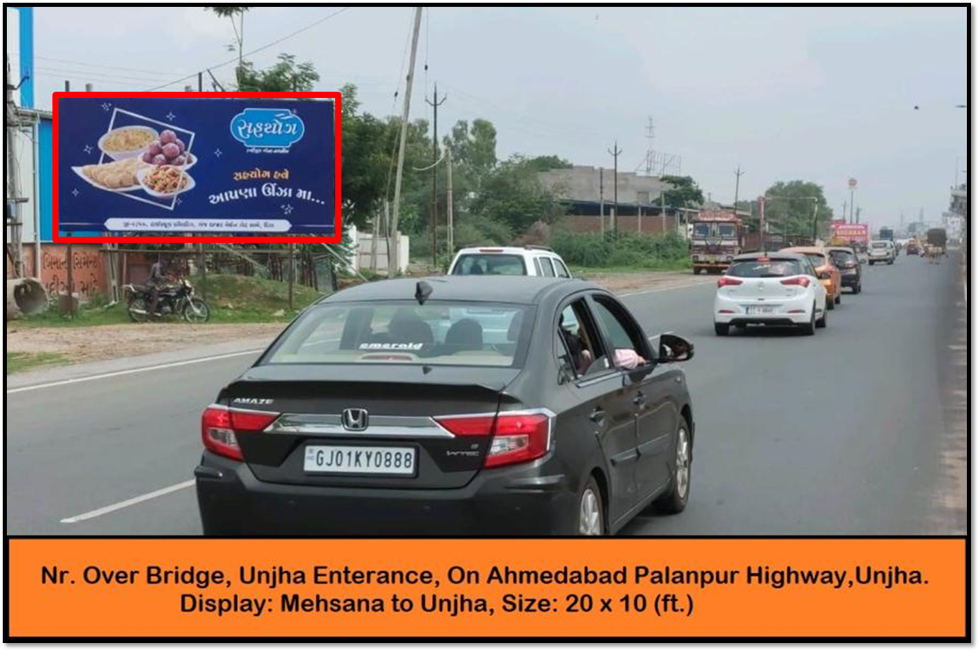 Billboard - Ahmedabad-palanpur highway, Unjha, Gujarat