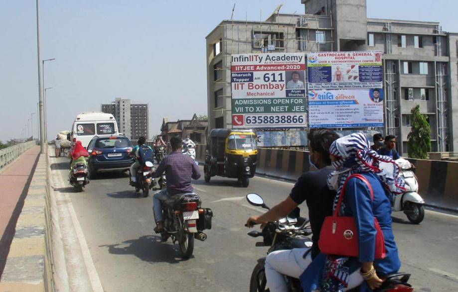 Billboard - Shaktinagar Flyover, Bharuch, Gujarat Billboard - Shaktinagar Flyover, Bharuch, Gujarat