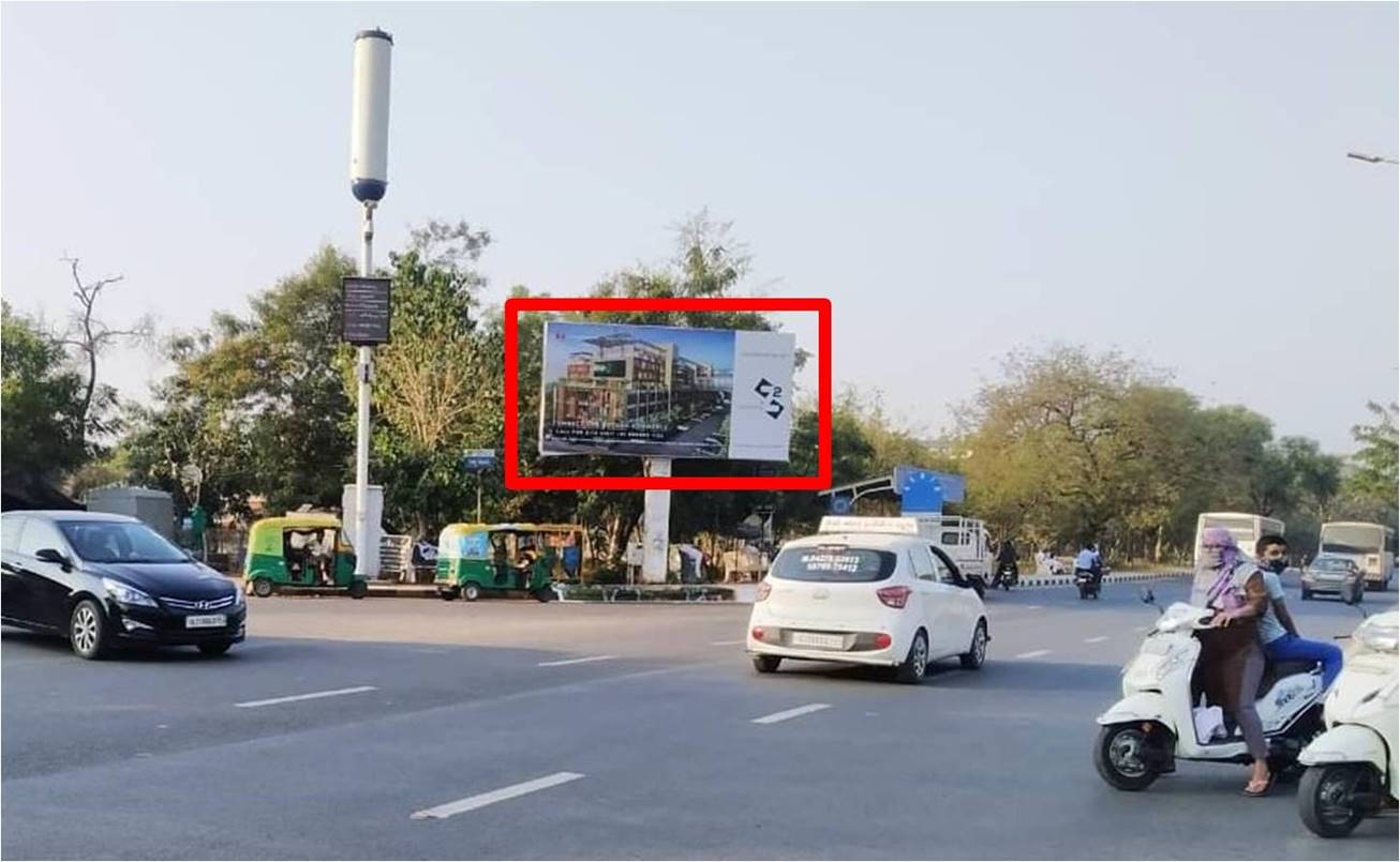 Unipole - GHA-1 3 ROAD JUNCTION, Gandhinagar, Gujarat Unipole - GHA-1 3 ROAD JUNCTION, Gandhinagar, Gujarat