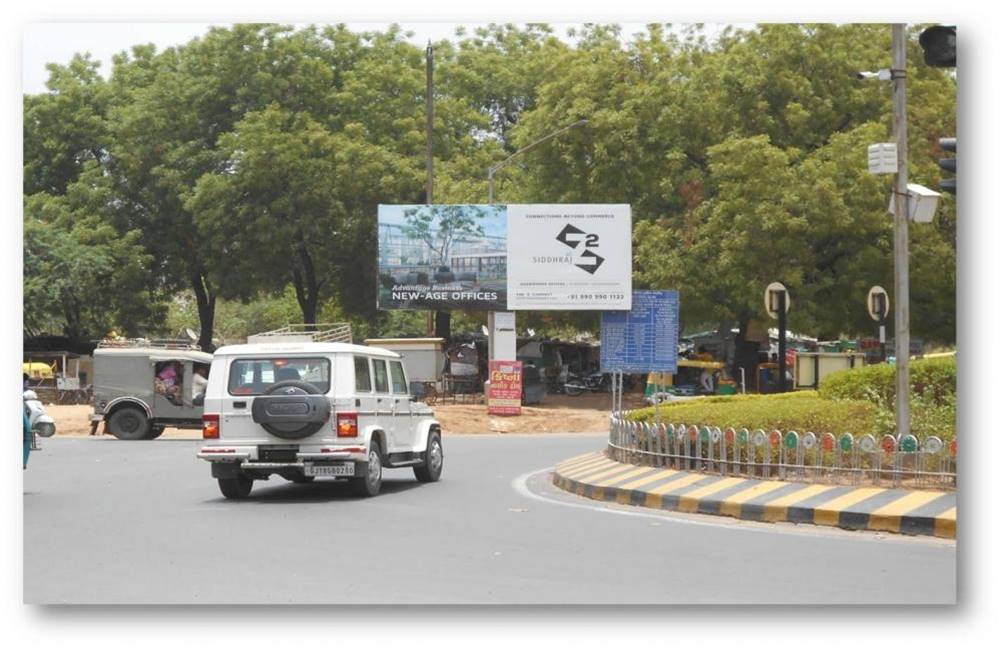 Unipole - Gha-7 Dayanand Circle, Gandhinagar, Gujarat Unipole - Gha-7 Dayanand Circle, Gandhinagar, Gujarat