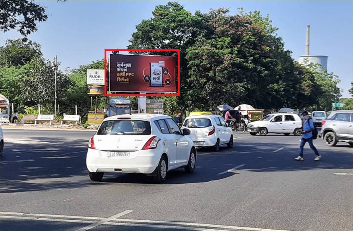Unipole - Ja-6 Aksardham Circle, Gandhinagar, Gujarat Unipole - Ja-6 Aksardham Circle, Gandhinagar, Gujarat