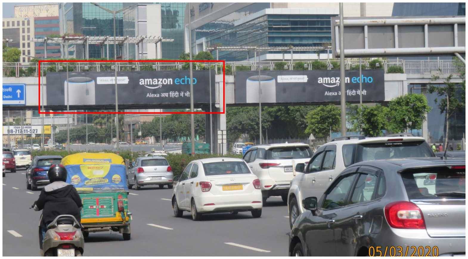 Gantry -Cyber City – From Golf Course Road Towards NH8, Gurgaon, Haryana Gantry -Cyber City – From Golf Course Road Towards NH8, Gurgaon, Haryana