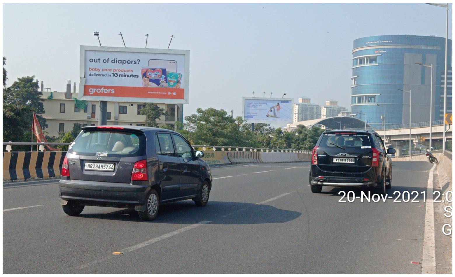 Unipole -Cyber City Flyover, Gurgaon, Haryana Unipole -Cyber City Flyover, Gurgaon, Haryana