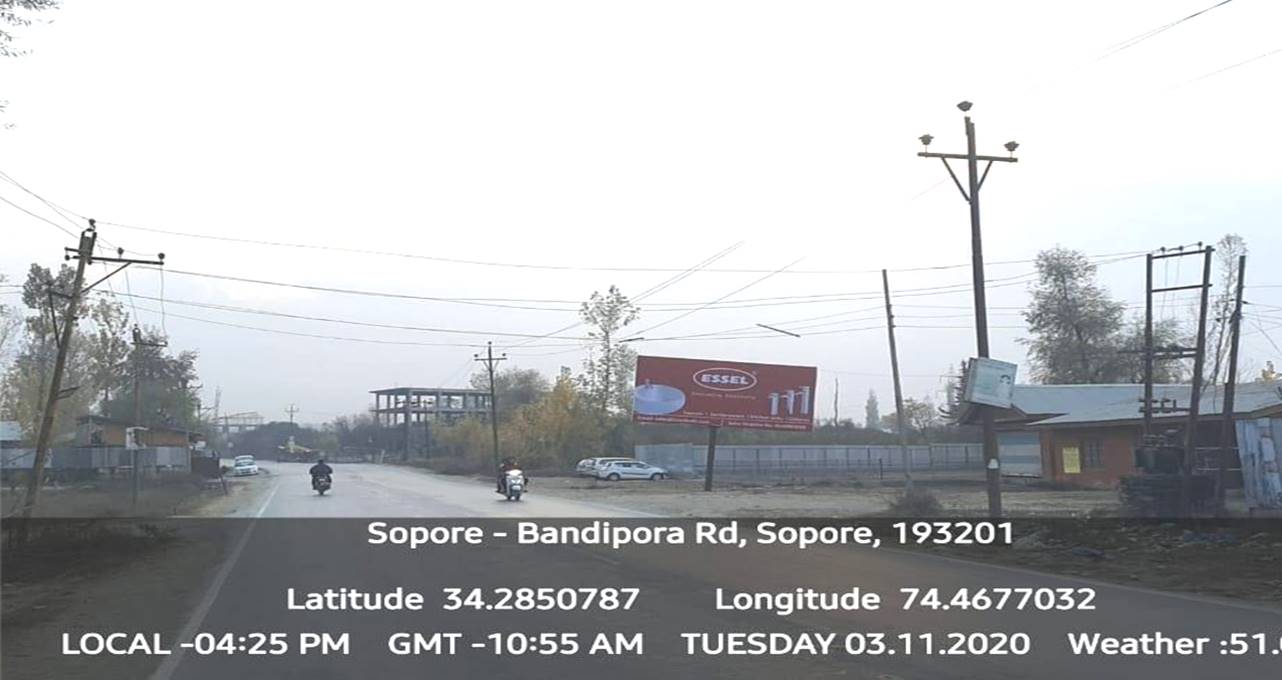 Billboard - SOPORE BARAMULLA EXIT, Jammu and kashmir, JAMMU AND KASHMIR Billboard - SOPORE BARAMULLA EXIT, Jammu and kashmir, JAMMU AND KASHMIR