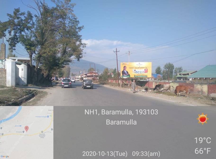 Billboard - KHAJA BAGH BARAMULLA EXIT, Jammu and kashmir, JAMMU AND KASHMIR Billboard - KHAJA BAGH BARAMULLA EXIT, Jammu and kashmir, JAMMU AND KASHMIR
